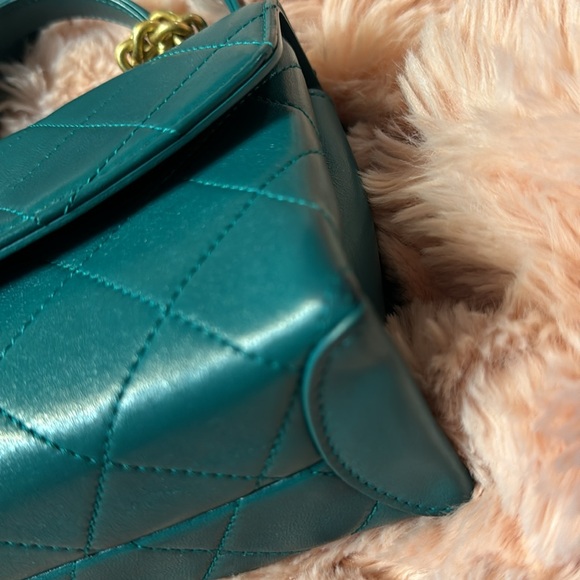 CHANEL Green Spirit Top Handle Crossbody Bag - Picture 12 of 16